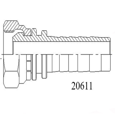 20611公制内螺（luó）纹60°外（wài）锥面系列